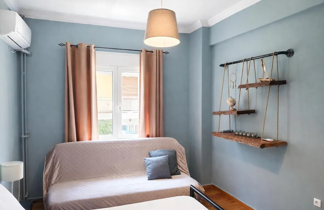 Comfortable Modern Entire House Near The Center Of Athens-Blue Serenity-1